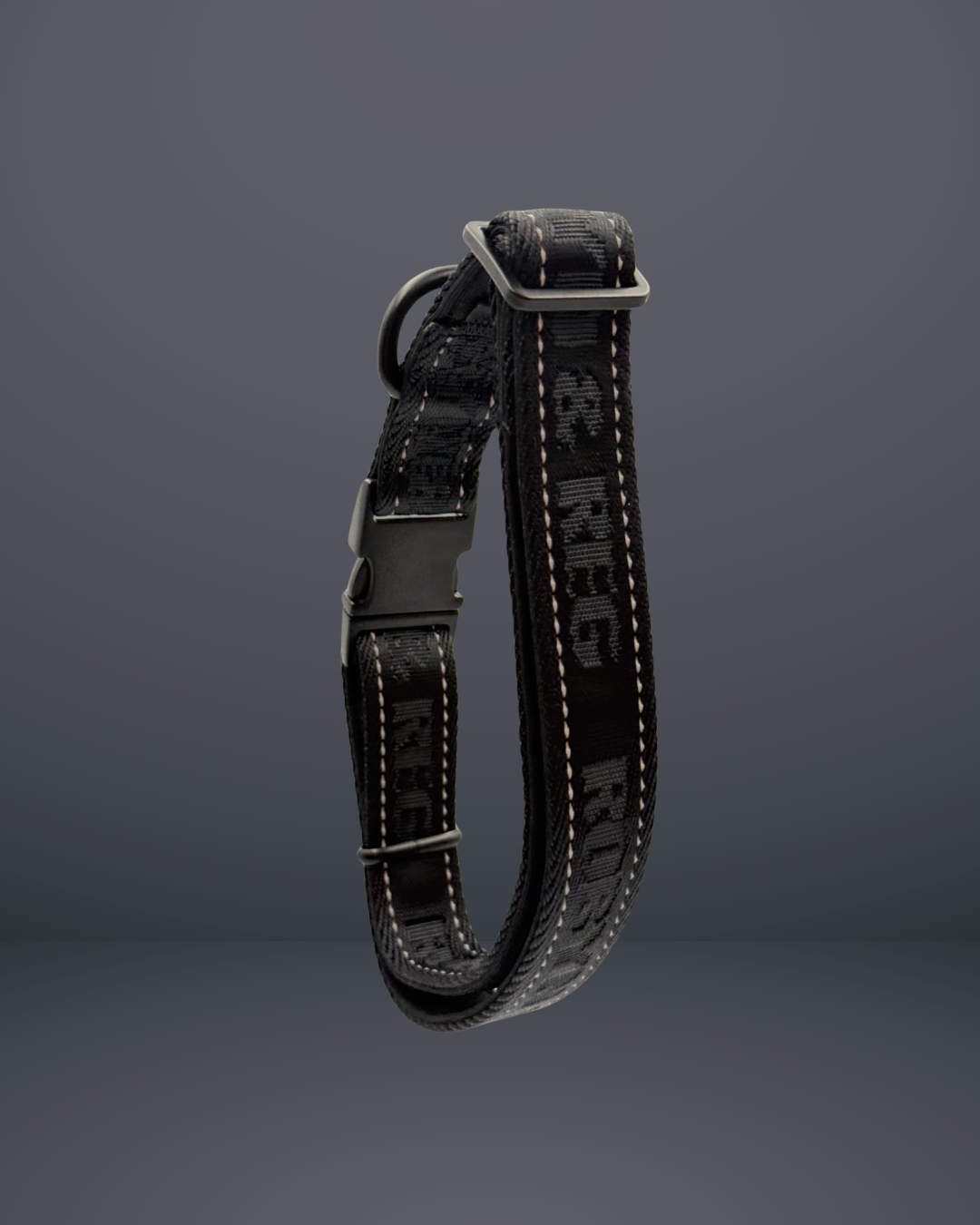 Adjustable Dog Collar - Charcoal Black