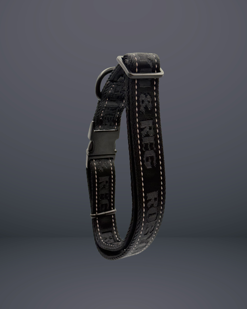 Adjustable Dog Collar - Charcoal Black