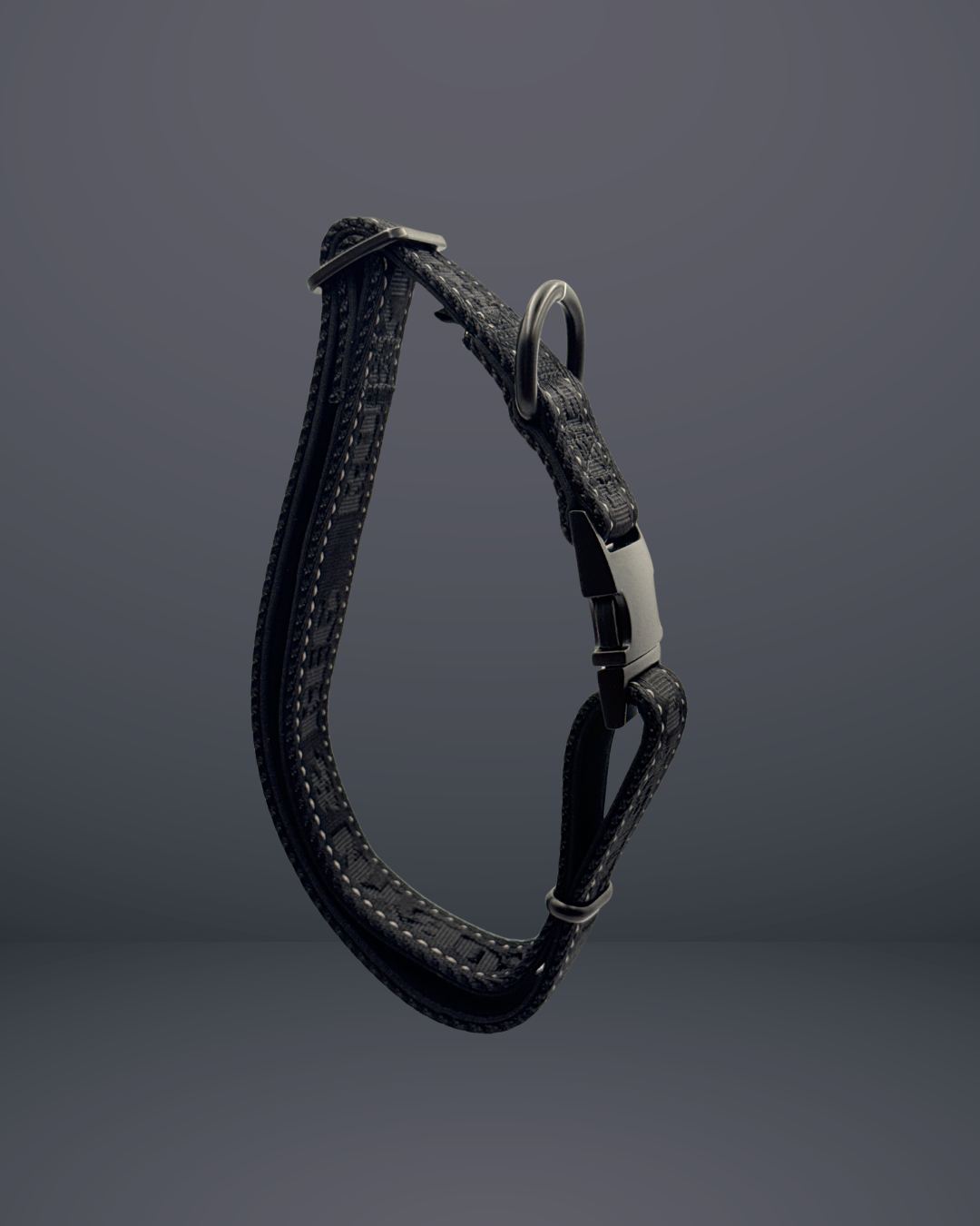 Adjustable Dog Collar - Charcoal Black