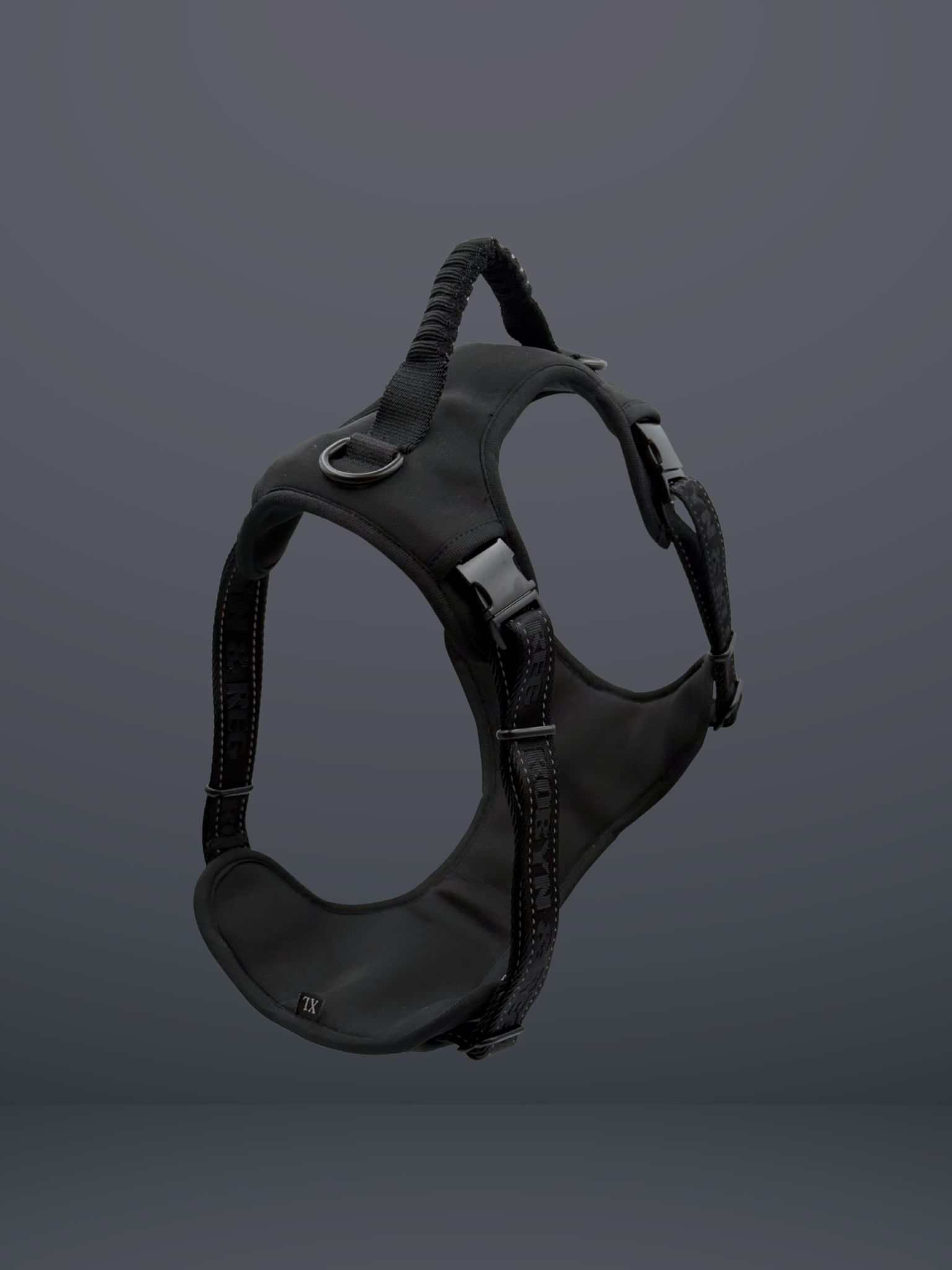 Adjustable Dog Harness - Charcoal Black