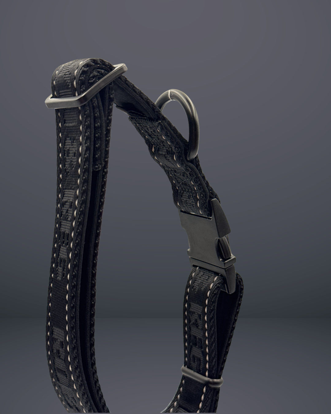 Adjustable Dog Collar - Charcoal Black