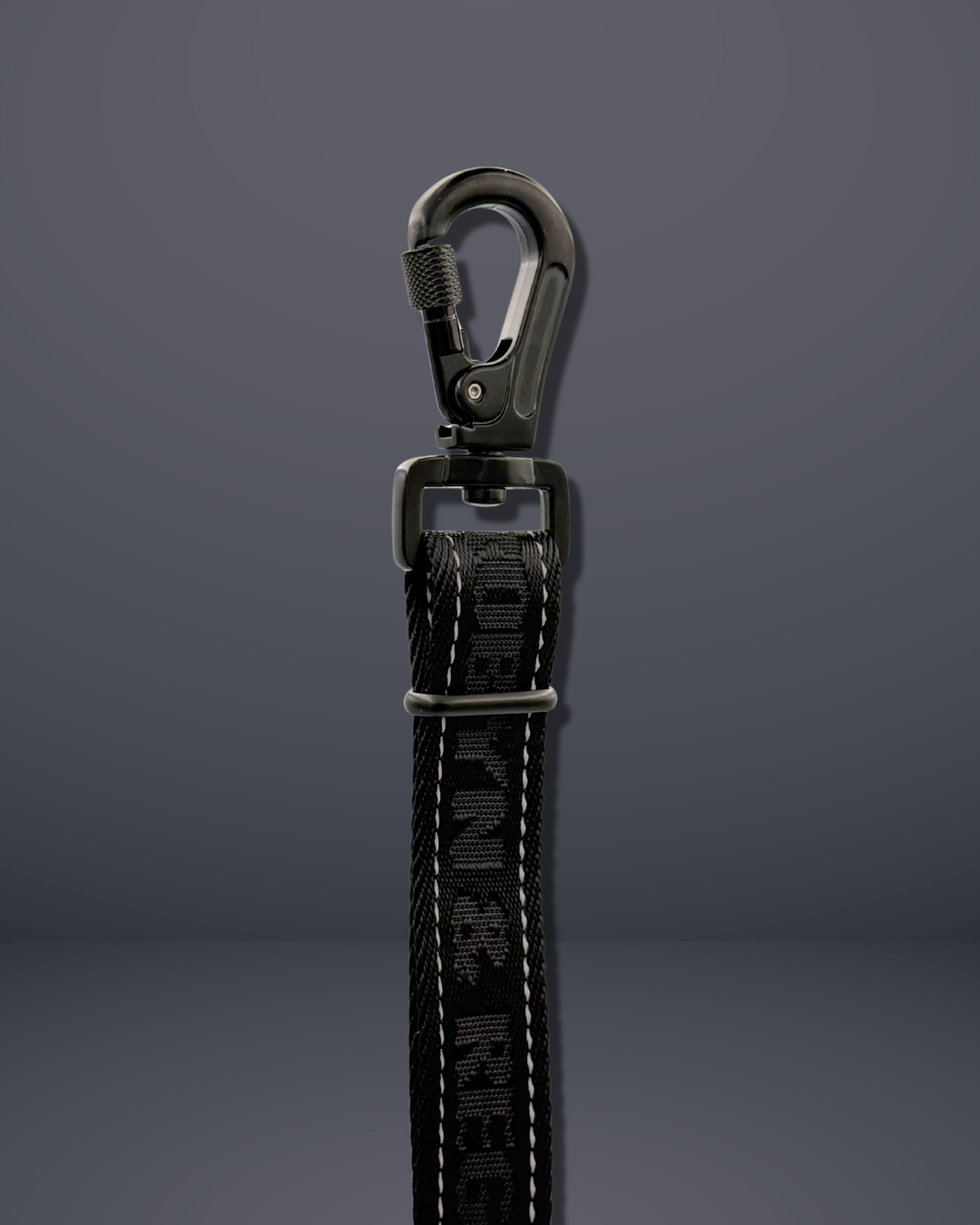 3ft-5ft Adjustable Dog Lead - Charcoal Black