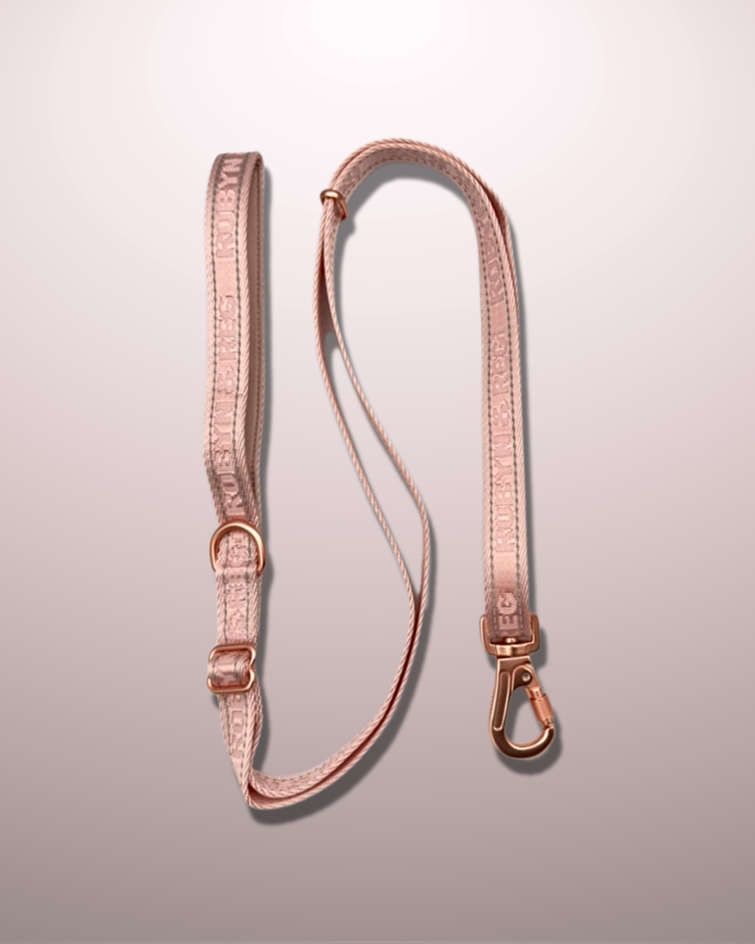 3ft-5ft Adjustable Dog Lead - Rose Pink