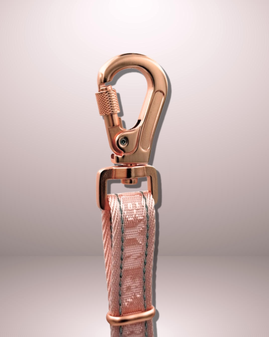 3ft-5ft Adjustable Dog Lead - Rose Pink
