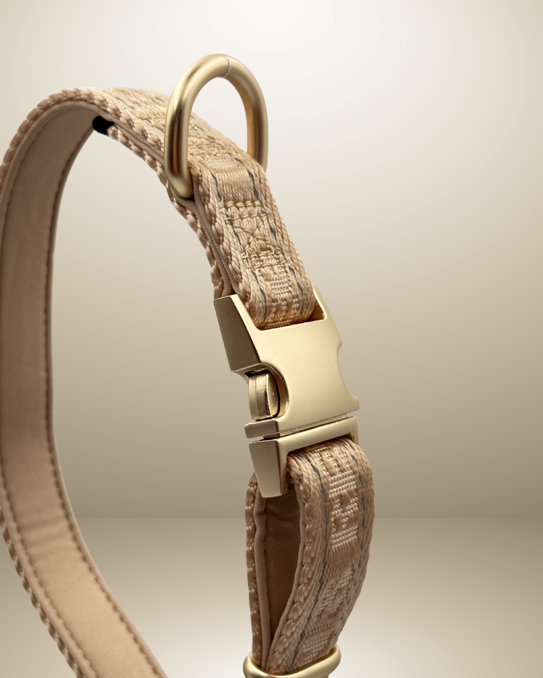 Adjustable Dog Collar - Pebble Beige