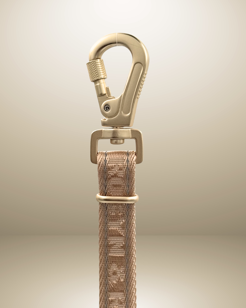3ft-5ft Adjustable Dog Lead - Pebble Beige