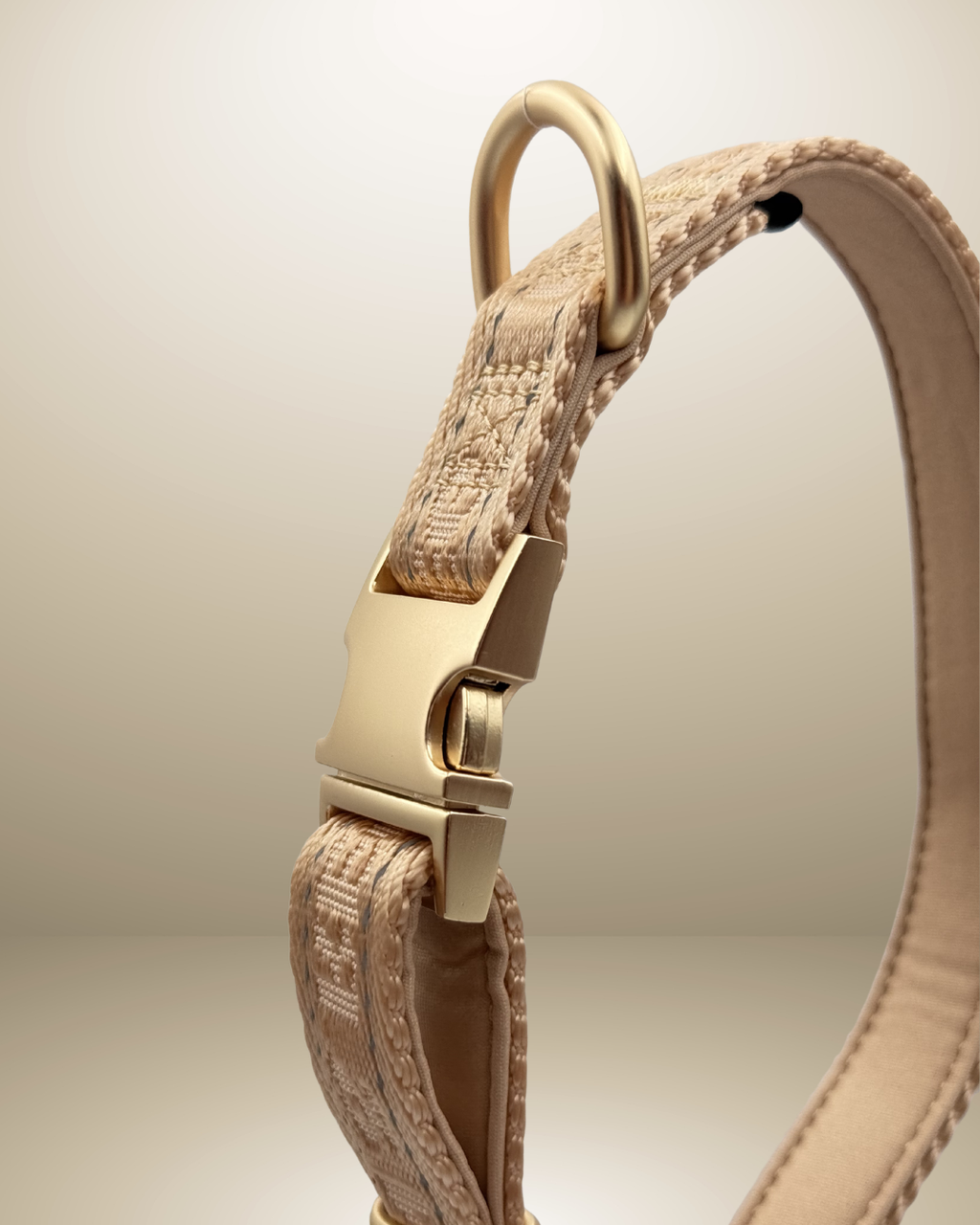 Adjustable Dog Collar - Pebble Beige