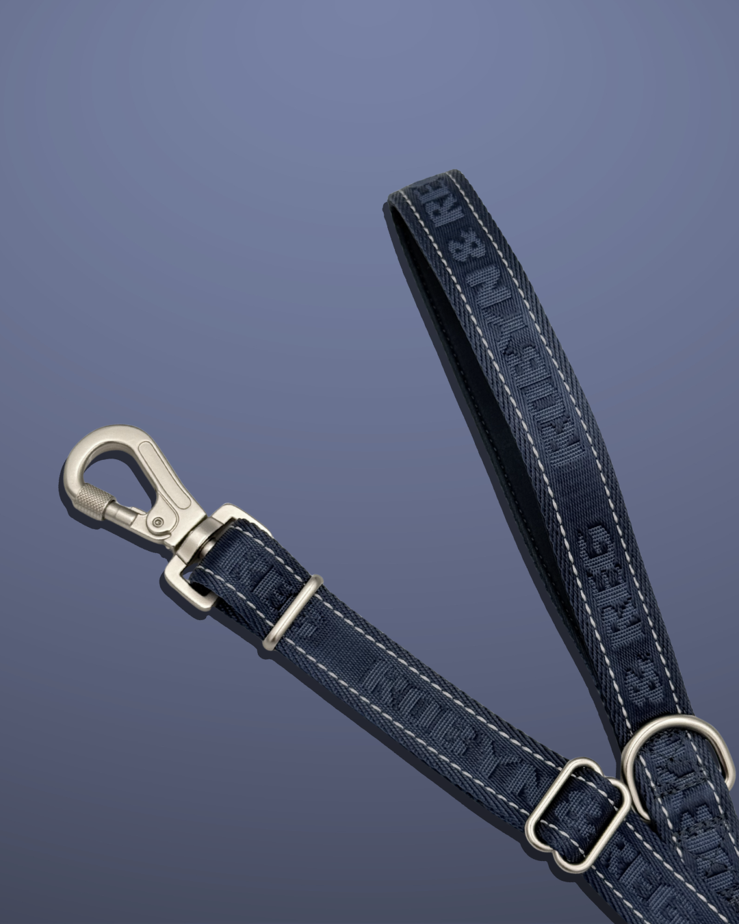 3ft-5ft Adjustable Dog Lead - Midnight Navy