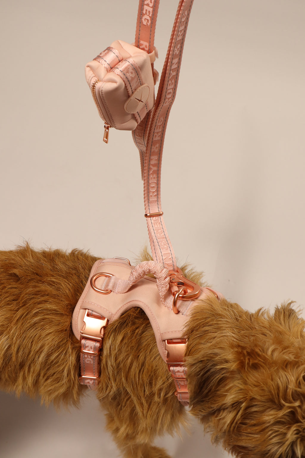 Adjustable Dog Harness - Rose Pink