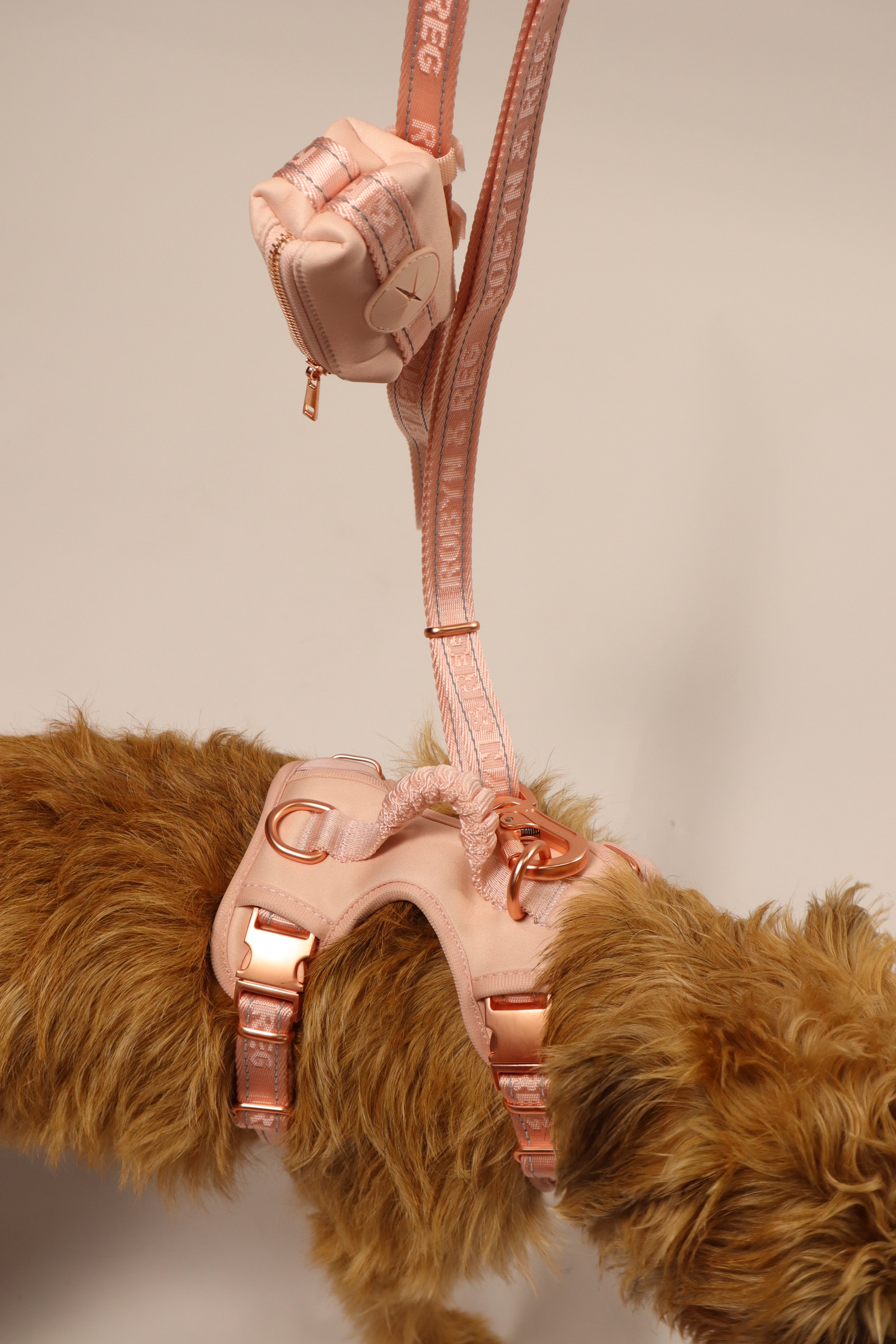 Adjustable Dog Harness - Rose Pink